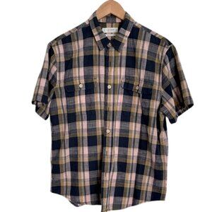 Lucky Brand Men's Plaid Short Sleeve Shirt